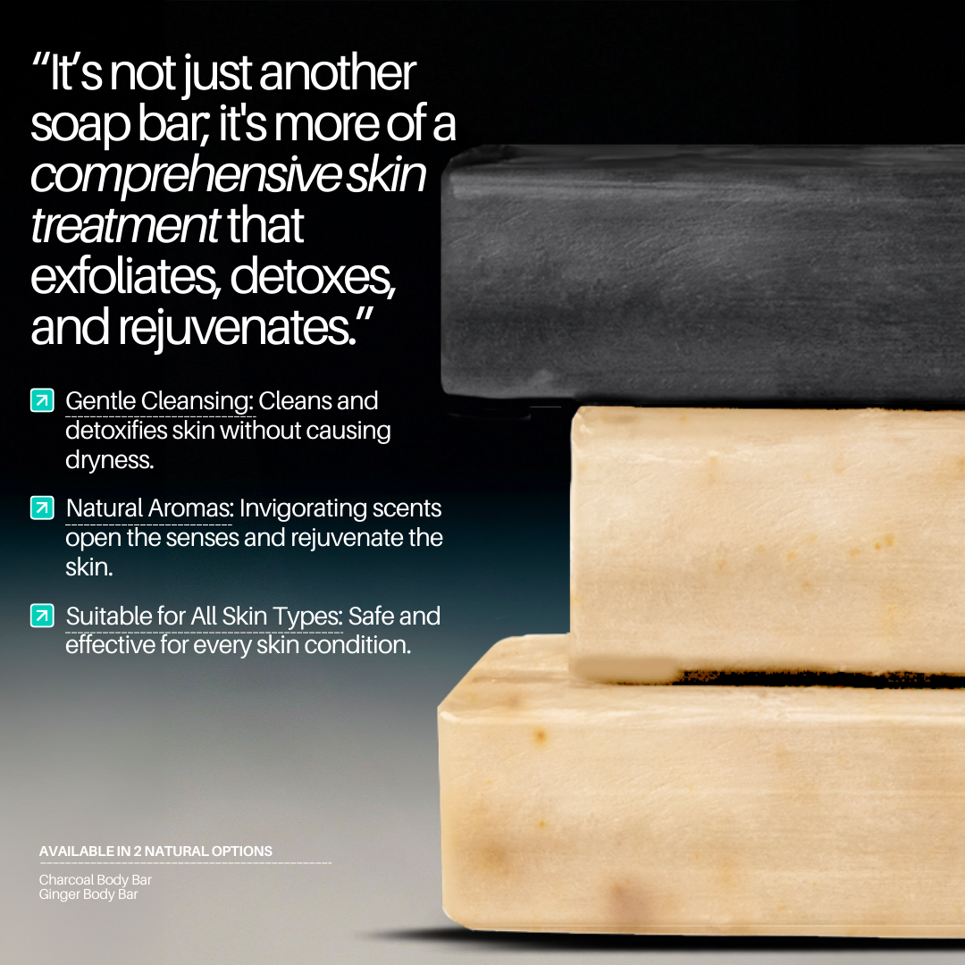 Charcoal Body Bar for Men